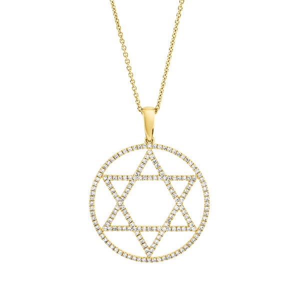 Collier aus 750 Gelbgold 174 Brillanten 0.54ct