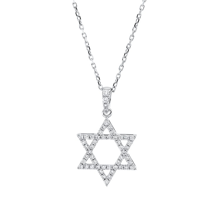 Collier aus 750 Weißgold 52 Brillanten 0.27ct