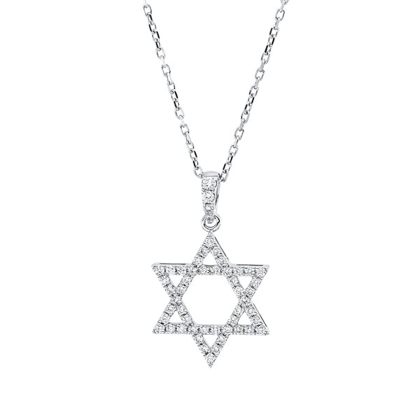 Collier aus 750 Weißgold 52 Brillanten 0.27ct
