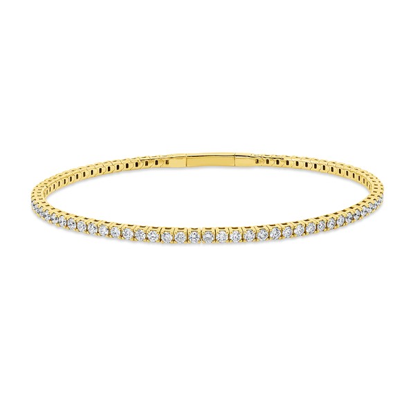 Armband aus 750 Gelbgold 74 Brillanten 1.98ct