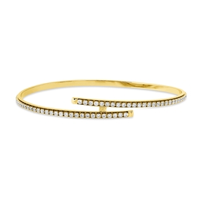 Armreif aus 750 Gold Gelbgold 105 Brillanten 1,48ct TW-SI 48x58mm Armreif aus 750 Gold Gelbgold 105 Brillanten 1,48ct TW-SI 48x58mm