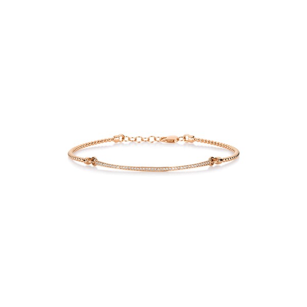 Armband aus 585 Rotgold 43 Brillanten 0.18ct