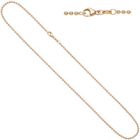 2mm Kugelkette Halskette Collier Halsschmuck aus 585 Gold Rotgold 45cm