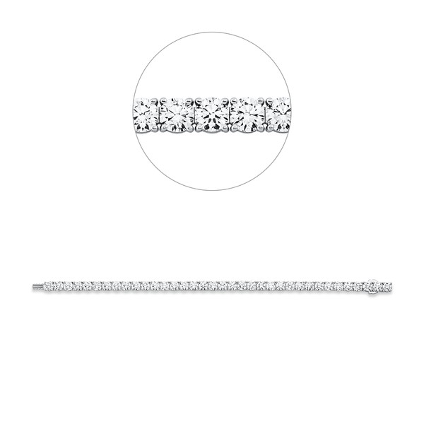 Armband aus 750 Weißgold 36 Brillanten 14.6ct