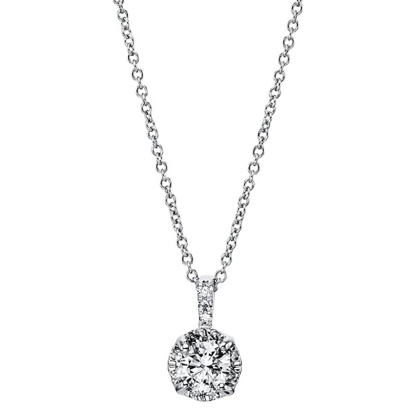 Collier aus 750 Weißgold 13 Brillanten 0.7ct