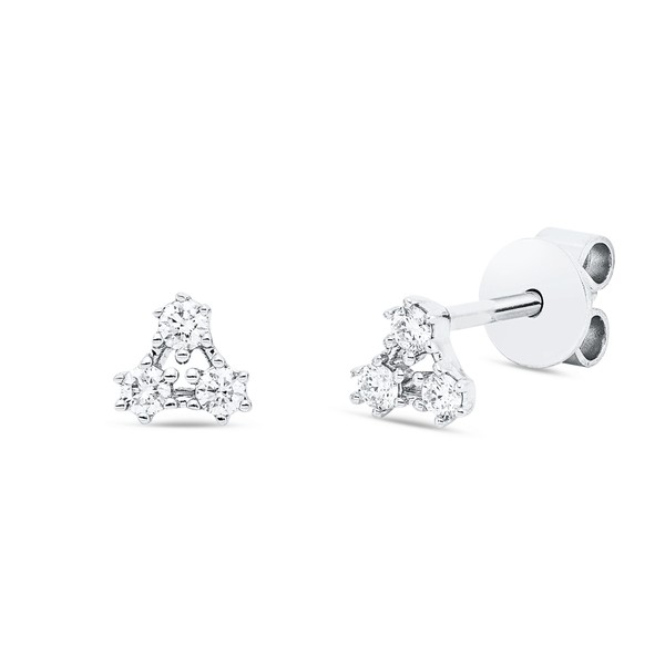 Ohrstecker aus 750 Weißgold 6 Brillanten 0.13ct