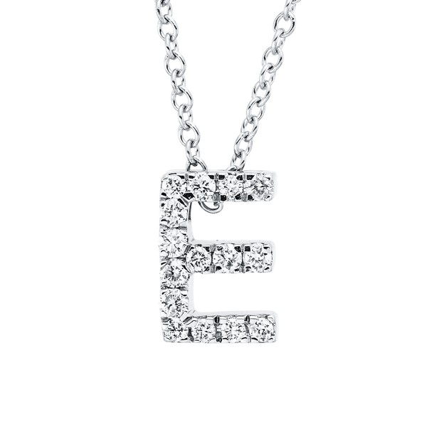 Collier aus 750 Weißgold 15 Brillanten 0.11ct
