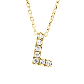 Collier aus 750 Gold Gelbgold 7 Brillanten 0,08ct TW-SI L:45,7cm Collier aus 750 Gold Gelbgold 7 Brillanten 0,08ct TW-SI L:45,7cm