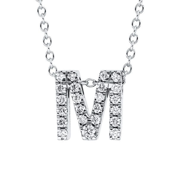 Collier aus 750 Weißgold 23 Brillanten 0.09ct