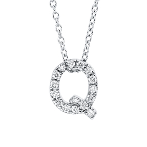 Collier aus 750 Gold Weißgold 16 Brillanten 0,1ct TW-SI L:45,7cm Collier aus 750 Gold Weißgold 16 Brillanten 0,1ct TW-SI L:45,7cm