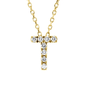 Collier aus 750 Gold Gelbgold 8 Brillanten 0,09ct TW-SI L:45,7cm Collier aus 750 Gold Gelbgold 8 Brillanten 0,09ct TW-SI L:45,7cm