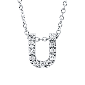 Collier aus 750 Gold Weißgold 11 Brillanten 0,11ct TW-SI L:45,7cm Collier aus 750 Gold Weißgold 11 Brillanten 0,11ct TW-SI L:45,7cm