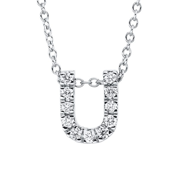 Collier aus 750 Weißgold 11 Brillanten 0.11ct