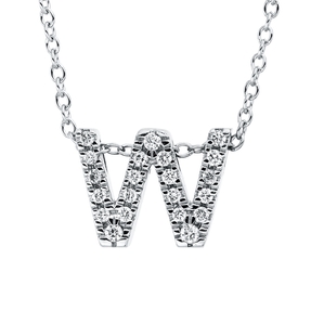 Collier aus 750 Gold Weißgold 21 Brillanten 0,11ct TW-SI L:45,7cm Collier aus 750 Gold Weißgold 21 Brillanten 0,11ct TW-SI L:45,7cm