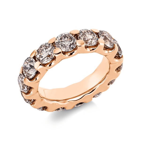 Ring aus 750 Rotgold 14 Brillanten 7.14ct
