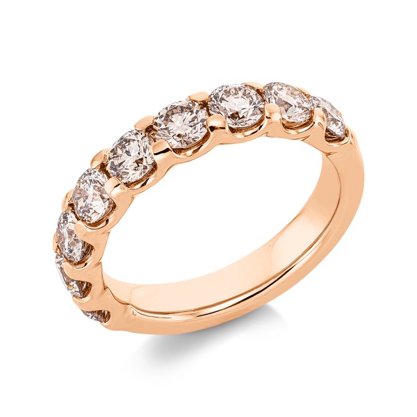 Ring aus 750 Rotgold 9 Brillanten 1.89ct