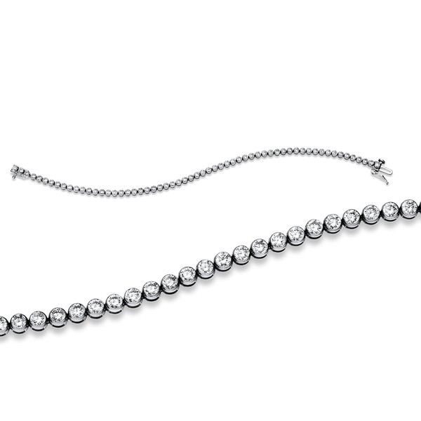 Armband aus 750 Weißgold 54 Brillanten 5ct