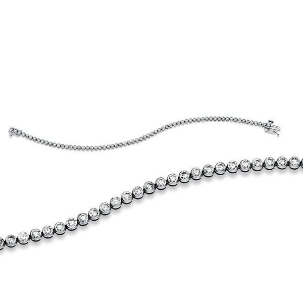 Armband aus 585 Weißgold 65 Brillanten 3ct