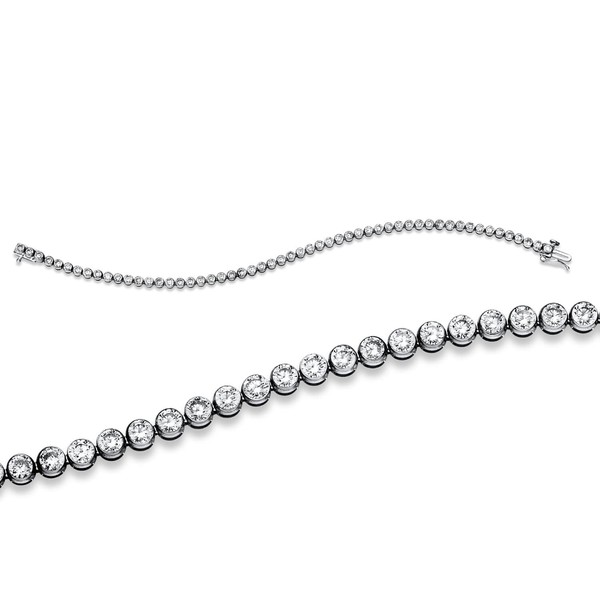 Armband aus 585 Weißgold 59 Brillanten 4ct