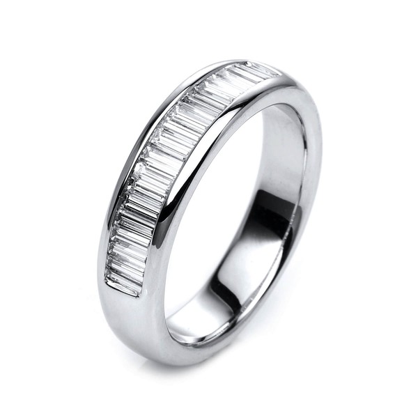 Ring aus 750 Weißgold 20 Diamanten 0.63ct