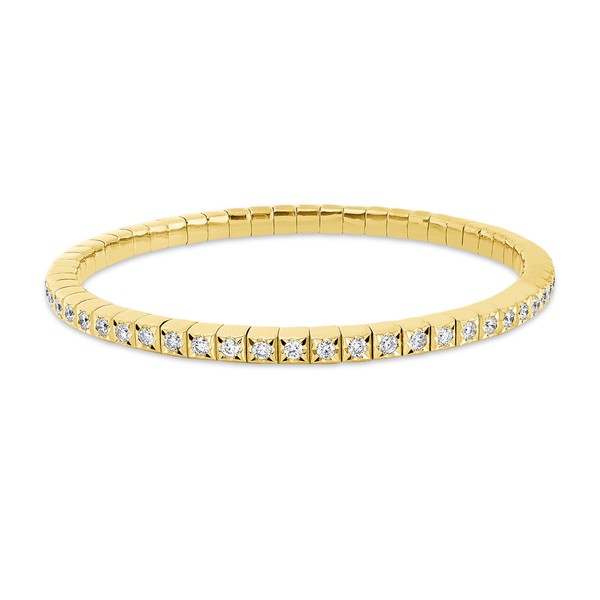 Armband Flex-Band aus 750 Gelbgold 56 Brillanten 2ct