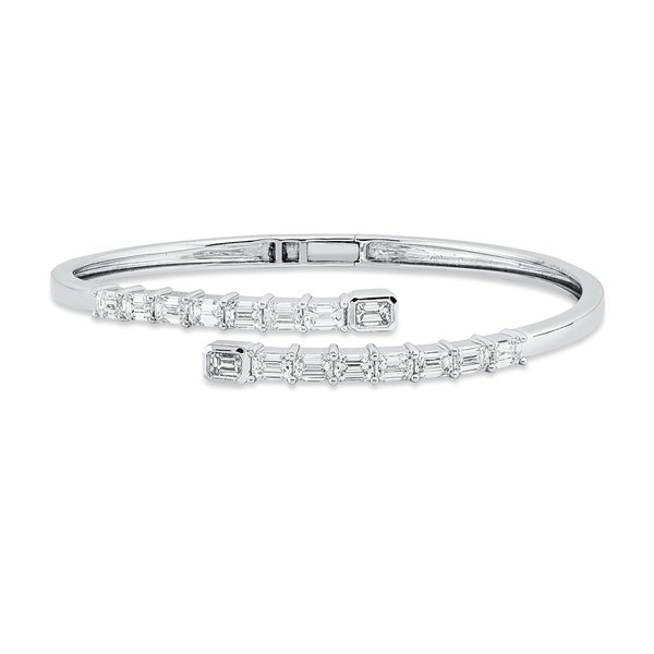 Armband aus 750 Weißgold 16 Diamanten 3.85ct