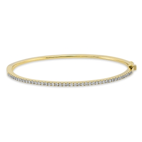 Armreif aus 750 Gold Gelbgold 44 Brillanten 0,53ct TW-SI 45x52mm Armreif aus 750 Gold Gelbgold 44 Brillanten 0,53ct TW-SI 45x52mm