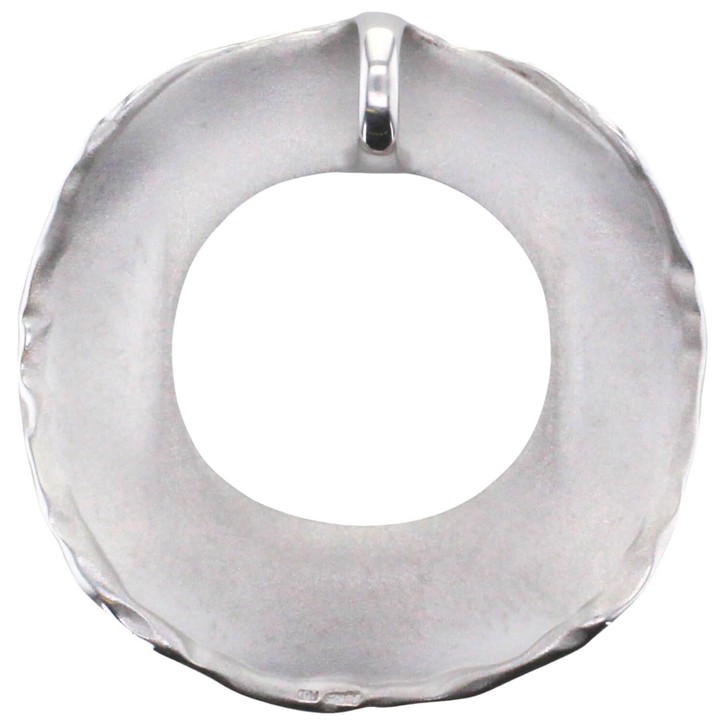 Anhänger Kreis 25.2x25mm aus 925 Silber rhodiniert