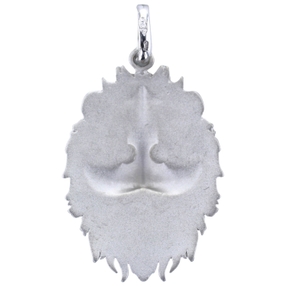 Anhänger Löwe Löwenkopf aus 925 Silber rhodiniert teilmattiert 28,1x19,3mm Anhänger Löwe Löwenkopf aus 925 Silber rhodiniert teilmattiert 28,1x19,3mm