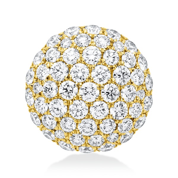 Pavé Anhänger aus 750 Gelbgold 55 Brillanten 0.73ct