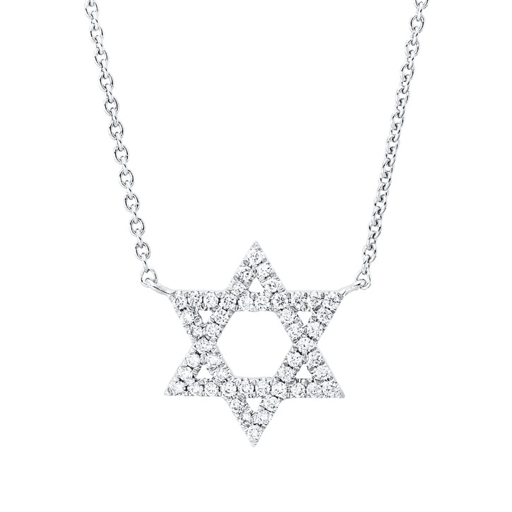 Collier aus 750 Weißgold 48 Brillanten 0.2ct