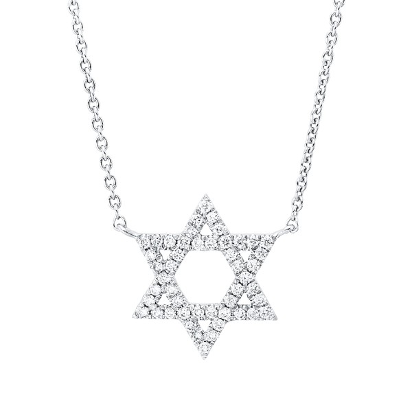 Collier aus 750 Weißgold 48 Brillanten 0.2ct