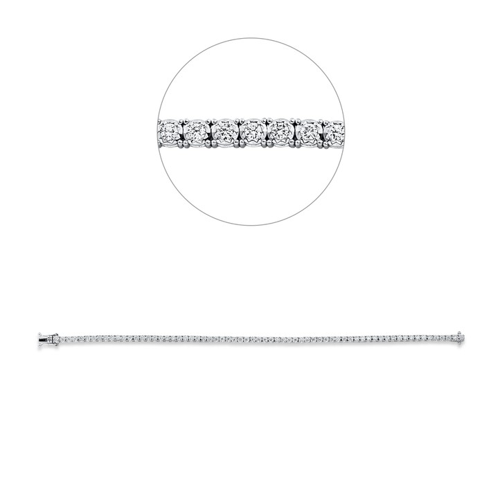 Armband aus 750 Weißgold 67 Brillanten 1.18ct