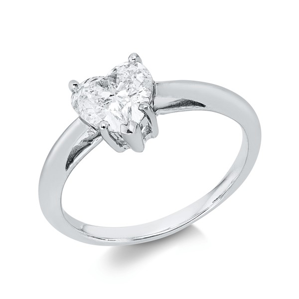 Solitaire Ring aus 750 Weißgold Diamant 0.8ct