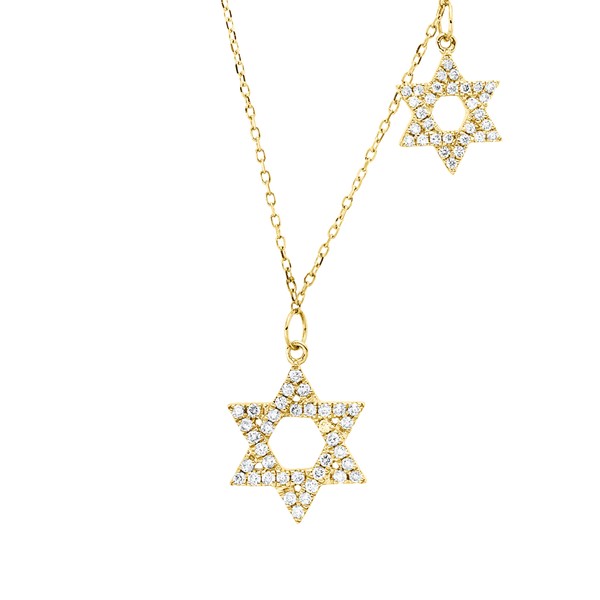 Collier aus 585 Gelbgold 66 Brillanten 0.21ct