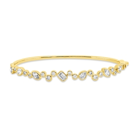 Armreif aus 750 Gold Gelbgold 22 Diamanten 1,49ct TW-SI Zarge Armreif aus 750 Gold Gelbgold 22 Diamanten 1,49ct TW-SI Zarge