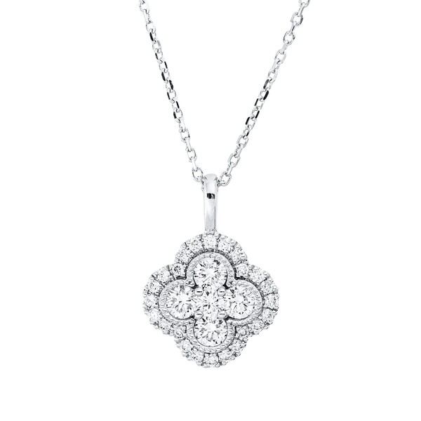 Collier aus 750 Weißgold 29 Brillanten 0.35ct