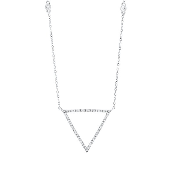 Collier aus 750 Weißgold 58 Brillanten 0.25ct