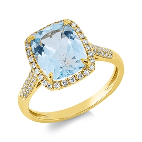 Ring Schmetterling 750 Gelbgold 4 Peridote 2,9ct grün 3 Brillanten 0,05ct TW-SI