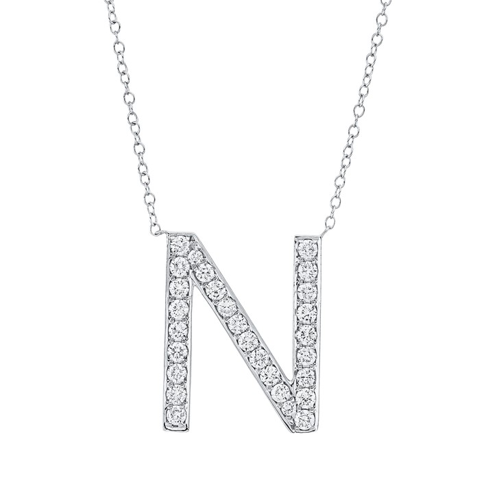 Collier aus 750 Weißgold 28 Brillanten 0.5ct