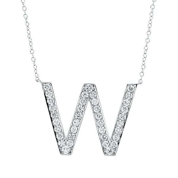 Collier aus 750 Weißgold 37 Brillanten 0.71ct