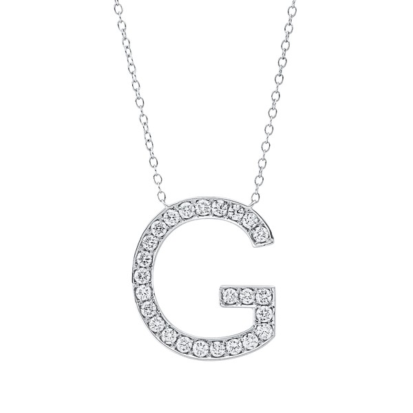 Collier aus 750 Weißgold 25 Brillanten 0.46ct