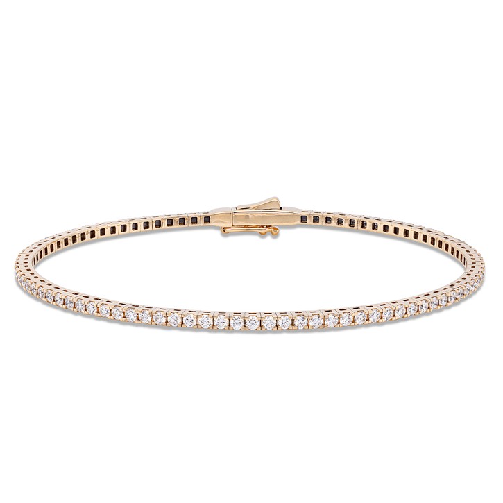 Armreif aus 750 Gelbgold 86 Brillanten 1.51ct