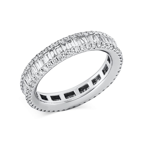 Ring aus 750 Weißgold 153 Brillanten 1.64ct