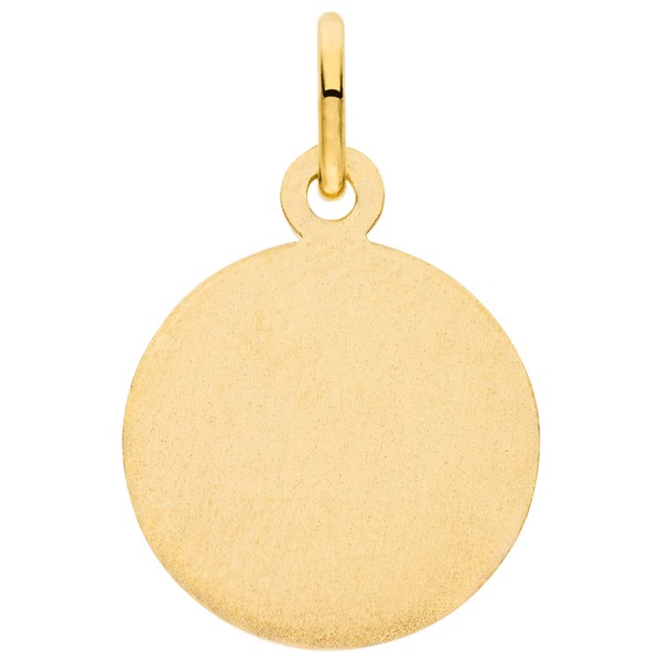 Anhänger Zwilling aus 333 Gold Gelbgold mattiert rund