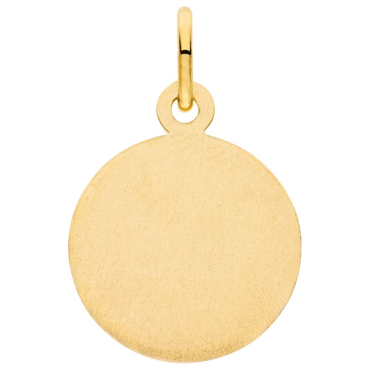 Anhänger Löwe aus 333 Gold Gelbgold mattiert rund