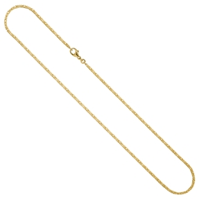 1,8mm Königskette Halskette Collier aus 333 Gold Gelbgold massiv 45cm