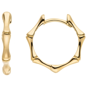 Ohrringe Creolen aus 333 Gold Gelbgold 16,9x2,4mm Ohrschmuck glänzend