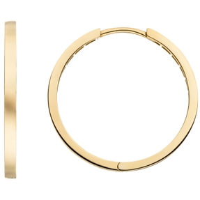 Ohrringe Creolen aus 333 Gold Gelbgold Ø 24,9mm flach glänzend Ohrschmuck Ohrringe Creolen aus 333 Gold Gelbgold Ø 24,9mm flach glänzend Ohrschmuck