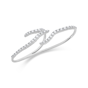 Ring aus 750 Gold Weißgold 40 Brillanten 2,43ct TW-VSI/SI B:22,4mm